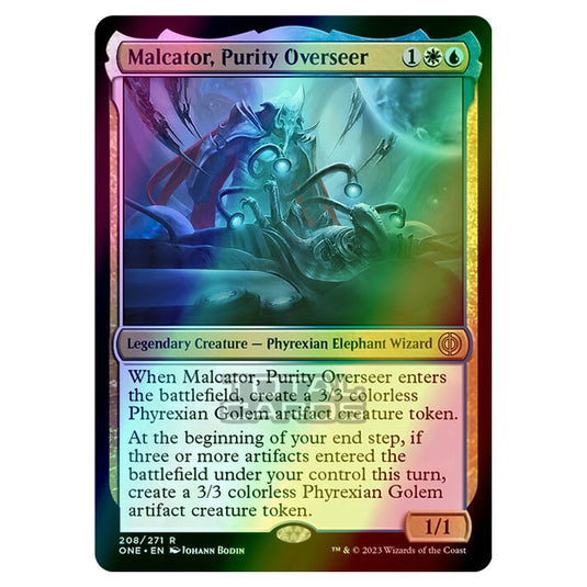 Magic The Gathering - Phyrexia - All Will Be One - Malcator, Purity Overseer - 208/271 (Foil)