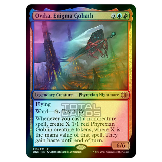 Magic The Gathering - Phyrexia - All Will Be One - Ovika, Enigma Goliath - 213/271 (Foil)