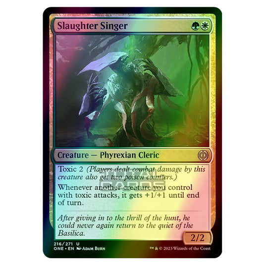 Magic The Gathering - Phyrexia - All Will Be One - Slaughter Singer - 216/271 (Foil)