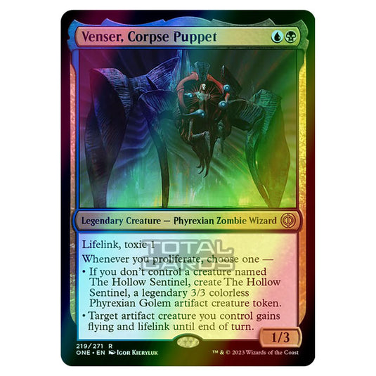 Magic The Gathering - Phyrexia - All Will Be One - Venser, Corpse Puppet - 219/271 (Foil)