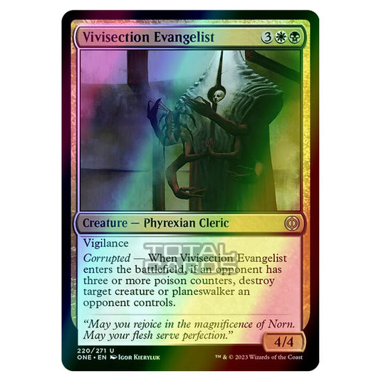 Magic The Gathering - Phyrexia - All Will Be One - Vivisection Evangelist - 220/271 (Foil)