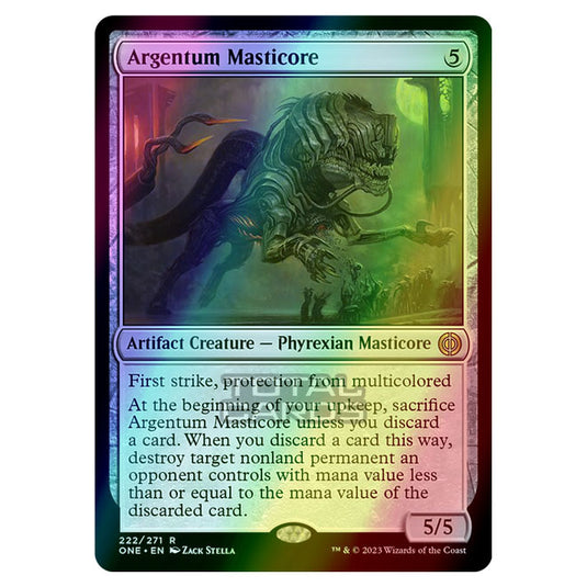 Magic The Gathering - Phyrexia - All Will Be One - Argentum Masticore - 222/271 (Foil)