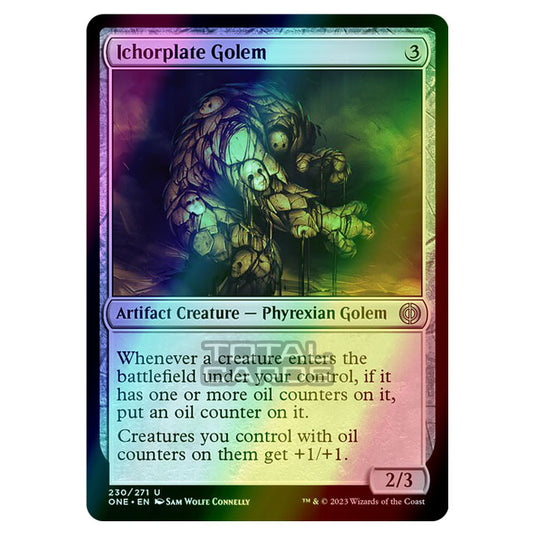 Magic The Gathering - Phyrexia - All Will Be One - Ichorplate Golem - 230/271 (Foil)