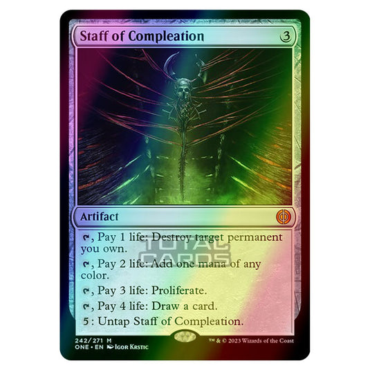 Magic The Gathering - Phyrexia - All Will Be One - Staff of Compleation - 242/271 (Foil)