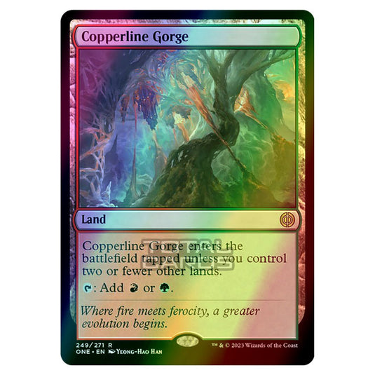 Magic The Gathering - Phyrexia - All Will Be One - Copperline Gorge - 249/271 (Foil)