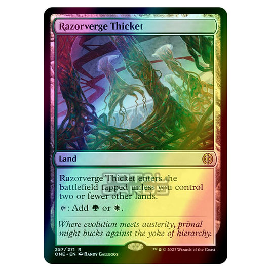 Magic The Gathering - Phyrexia - All Will Be One - Razorverge Thicket - 257/271 (Foil)