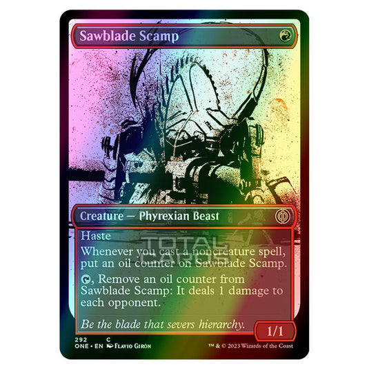 Magic The Gathering - Phyrexia - All Will Be One - Sawblade Scamp - 292/271 (Foil)