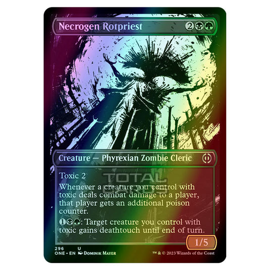 Magic The Gathering - Phyrexia - All Will Be One - Necrogen Rotpriest - 296/271 (Foil)