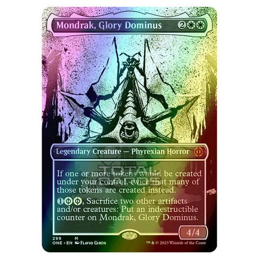 Magic The Gathering - Phyrexia - All Will Be One - Mondrak, Glory Dominus - 299/271 (Foil)