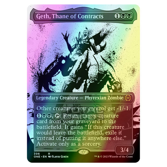 Magic The Gathering - Phyrexia - All Will Be One - Geth, Thane of Contracts - 306/271 (Foil)