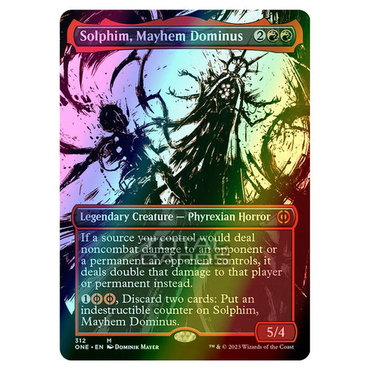 Magic The Gathering - Phyrexia - All Will Be One - Solphim, Mayhem Dominus - 312/271 (Foil)