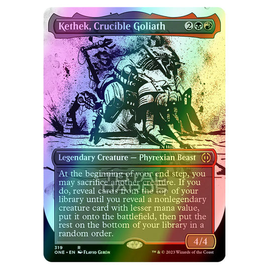 Magic The Gathering - Phyrexia - All Will Be One - Kethek, Crucible Goliath - 319/271 (Foil)