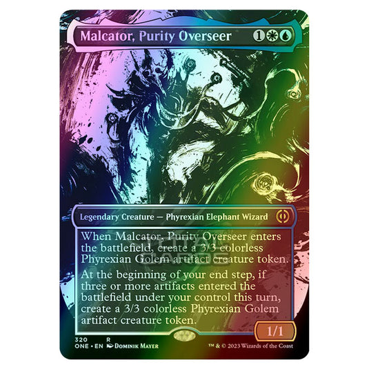 Magic The Gathering - Phyrexia - All Will Be One - Malcator, Purity Overseer - 320/271 (Foil)