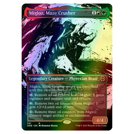 Magic The Gathering - Phyrexia - All Will Be One - Migloz, Maze Crusher - 321/271 (Foil)