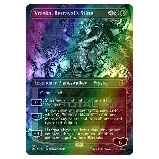 Magic The Gathering - Phyrexia - All Will Be One - Vraska, Betrayal's Sting - 337/271 (Foil)
