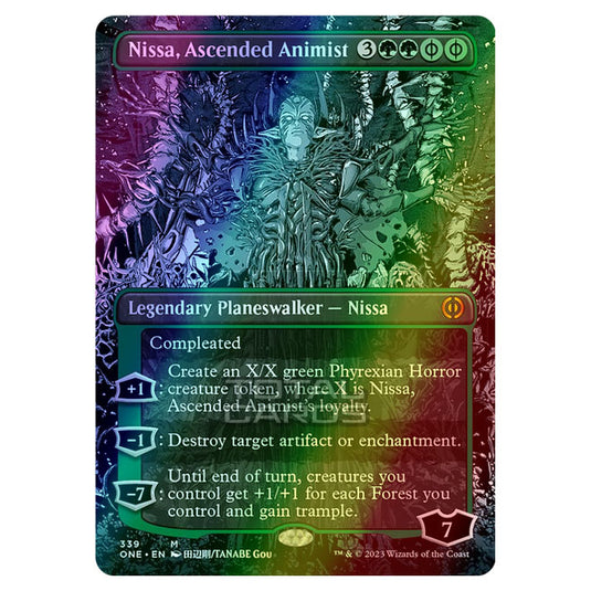 Magic The Gathering - Phyrexia - All Will Be One - Nissa, Ascended Animist - 339/271 (Foil)