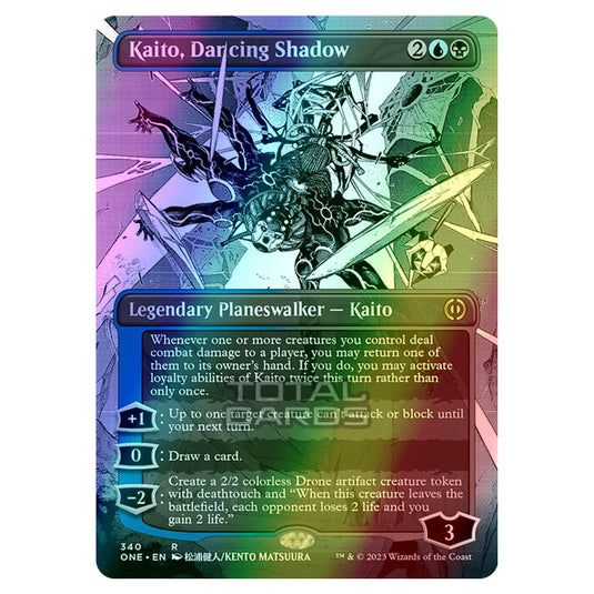 Magic The Gathering - Phyrexia - All Will Be One - Kaito, Dancing Shadow - 340/271 (Foil)