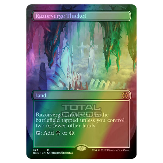 Magic The Gathering - Phyrexia - All Will Be One - Razorverge Thicket - 373/271 (Foil)