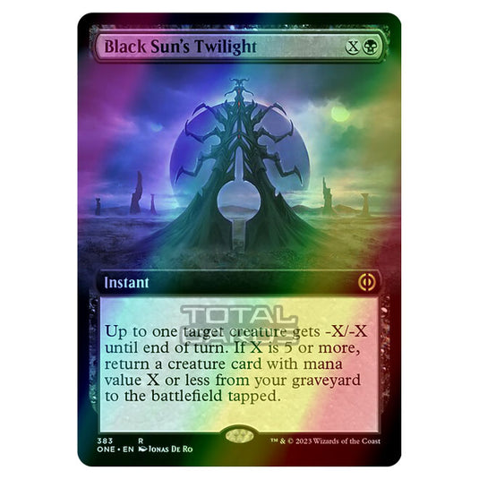 Magic The Gathering - Phyrexia - All Will Be One - Black Sun's Twilight - 383/271 (Foil)