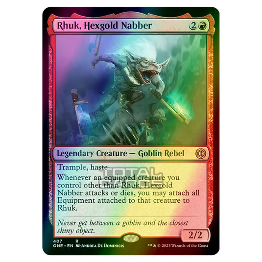 Magic The Gathering - Phyrexia - All Will Be One - Rhuk, Hexgold Nabber - 407/271 (Foil)