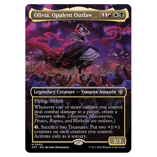 Magic The Gathering - Outlaws of Thunder Junction - Commander - Olivia, Opulent Outlaw - 0002