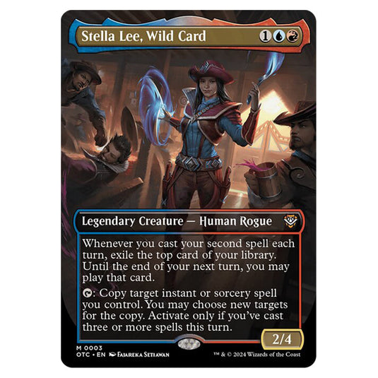 Magic The Gathering - Outlaws of Thunder Junction - Commander - Stella Lee, Wild Card - 0003