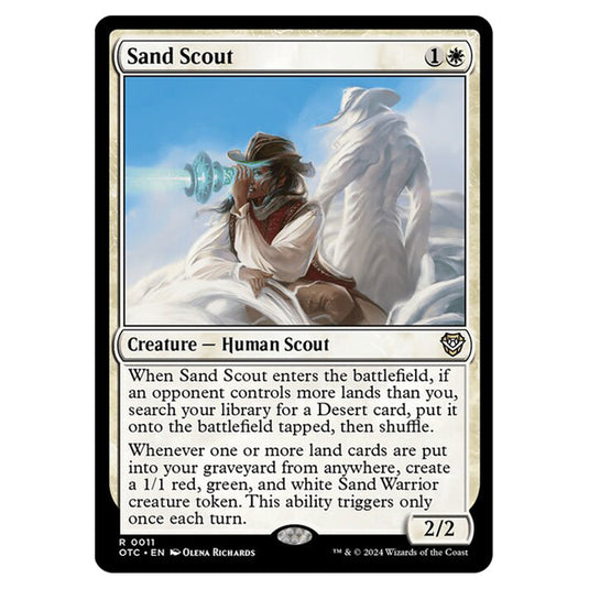 Magic The Gathering - Outlaws of Thunder Junction - Commander - Sand Scout - 0011