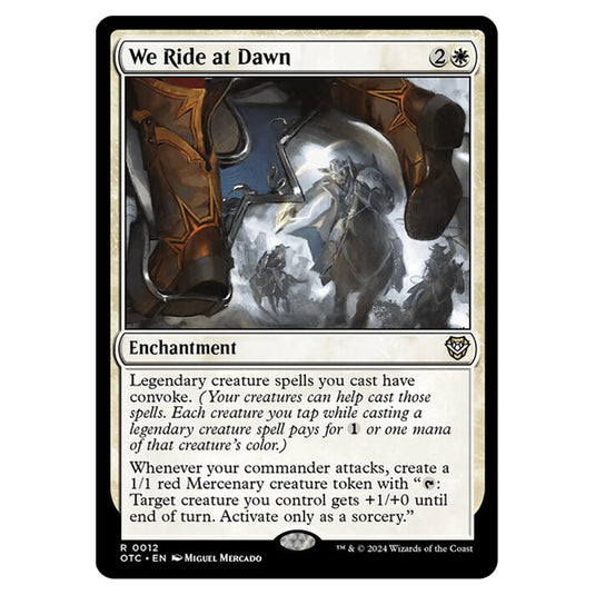 Magic The Gathering - Outlaws of Thunder Junction - Commander - We Ride at Dawn - 0012