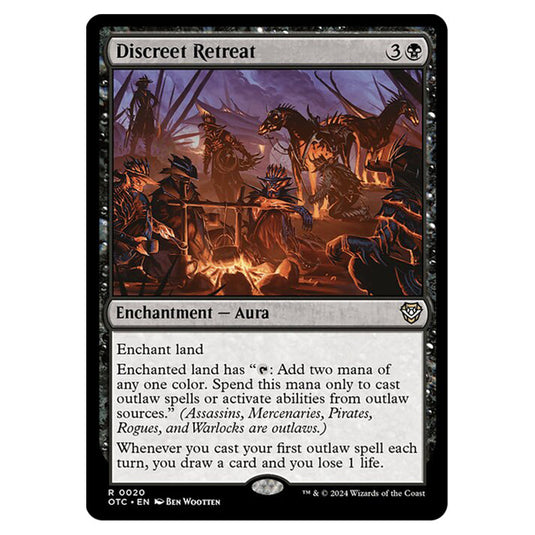 Magic The Gathering - Outlaws of Thunder Junction - Commander - Discreet Retreat - 0020