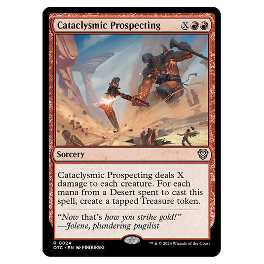 Magic The Gathering - Outlaws of Thunder Junction - Commander - Cataclysmic Prospecting - 0024