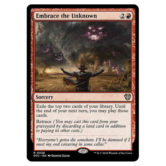 Magic The Gathering - Outlaws of Thunder Junction - Commander - Embrace the Unknown - 0028