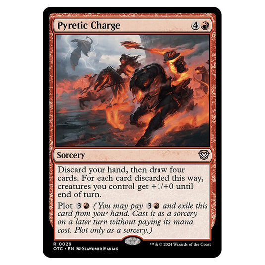 Magic The Gathering - Outlaws of Thunder Junction - Commander - Pyretic Charge - 0029