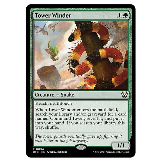 Magic The Gathering - Outlaws of Thunder Junction - Commander - Tower Winder - 0034