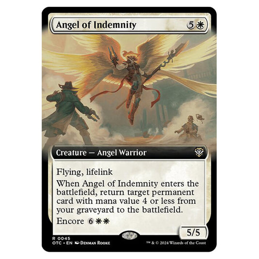 Magic The Gathering - Outlaws of Thunder Junction - Commander - Angel of Indemnity - 0045