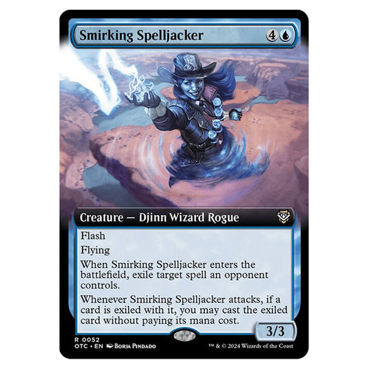 Magic The Gathering - Outlaws of Thunder Junction - Commander - Smirking Spelljacker - 0052