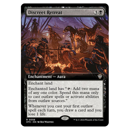 Magic The Gathering - Outlaws of Thunder Junction - Commander - Discreet Retreat - 0056