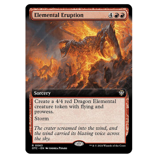 Magic The Gathering - Outlaws of Thunder Junction - Commander - Elemental Eruption - 0063