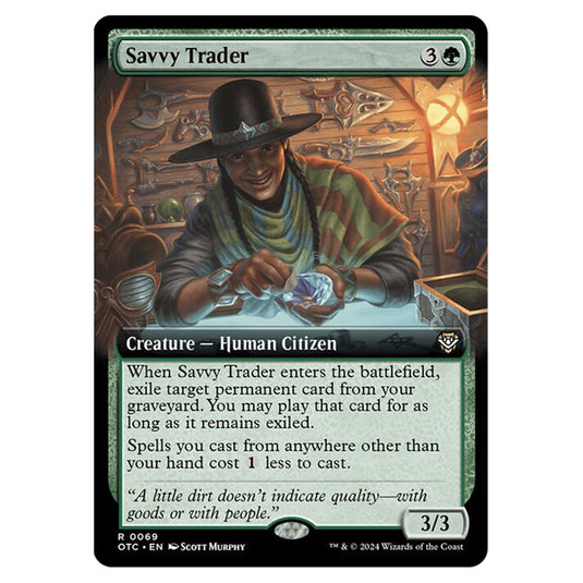 Magic The Gathering - Outlaws of Thunder Junction - Commander - Savvy Trader - 0069