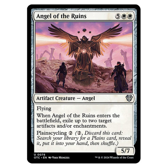 Magic The Gathering - Outlaws of Thunder Junction - Commander - Angel of the Ruins - 0078