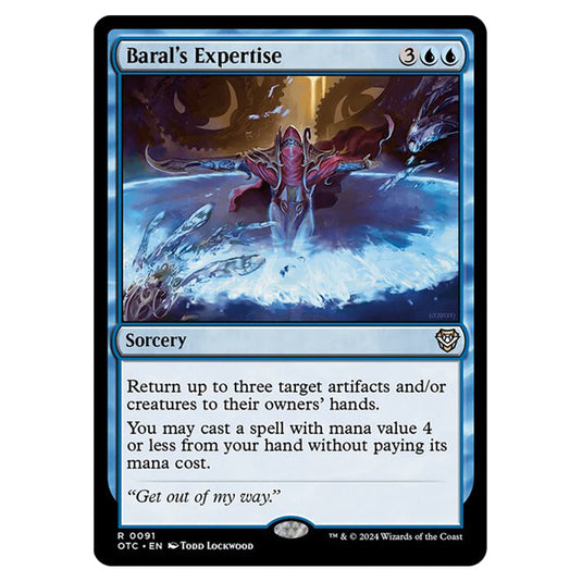 Magic The Gathering - Outlaws of Thunder Junction - Commander - Baral's Expertise - 0091