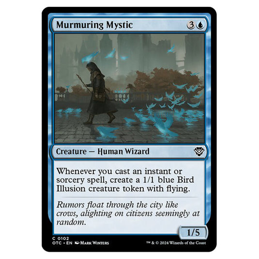 Magic The Gathering - Outlaws of Thunder Junction - Commander - Murmuring Mystic - 0102