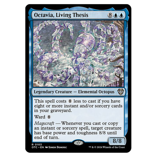 Magic The Gathering - Outlaws of Thunder Junction - Commander - Octavia, Living Thesis - 0103