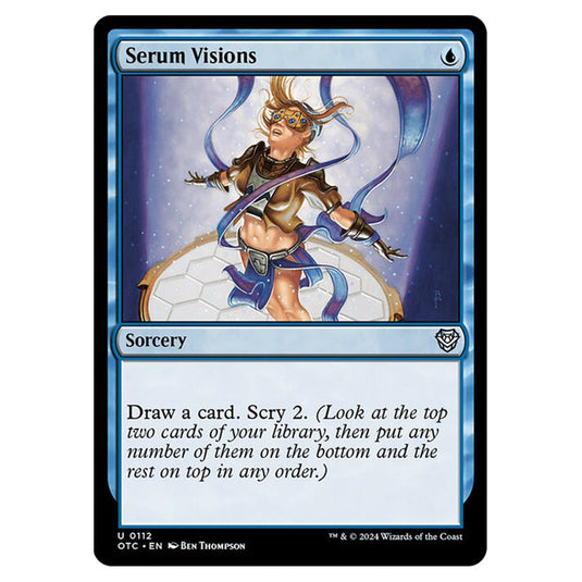 Magic The Gathering - Outlaws of Thunder Junction - Commander - Serum Visions - 0112