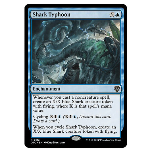 Magic The Gathering - Outlaws of Thunder Junction - Commander - Shark Typhoon - 0113