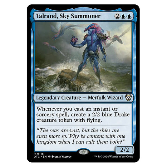 Magic The Gathering - Outlaws of Thunder Junction - Commander - Talrand, Sky Summoner - 0116