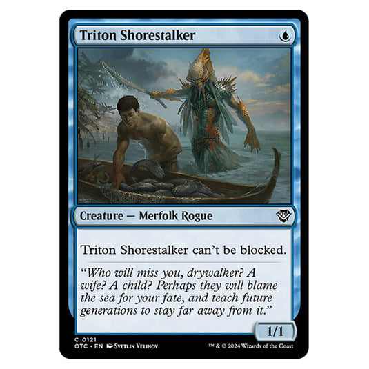 Magic The Gathering - Outlaws of Thunder Junction - Commander - Triton Shorestalker - 0121