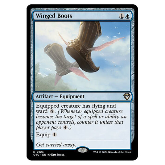 Magic The Gathering - Outlaws of Thunder Junction - Commander - Winged Boots - 0124