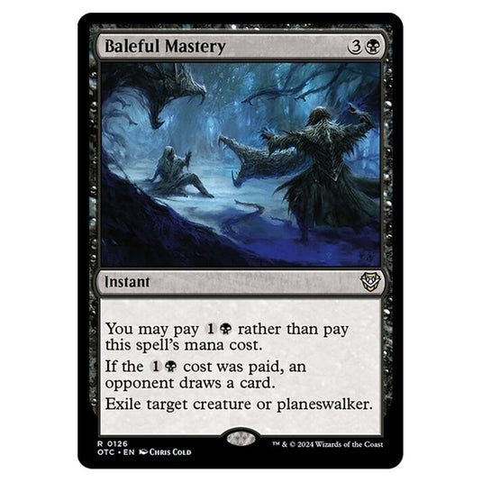 Magic The Gathering - Outlaws of Thunder Junction - Commander - Baleful Mastery - 0126