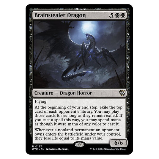 Magic The Gathering - Outlaws of Thunder Junction - Commander - Brainstealer Dragon - 0127