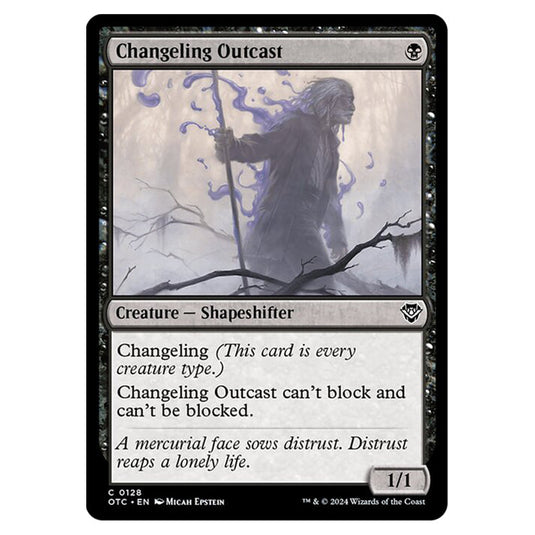 Magic The Gathering - Outlaws of Thunder Junction - Commander - Changeling Outcast - 0128